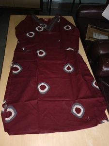 Maroon Embroidered Blouse