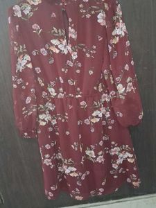 Chic Floral Print Dress