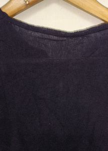 Trendy New Purple Cotton Top For Women