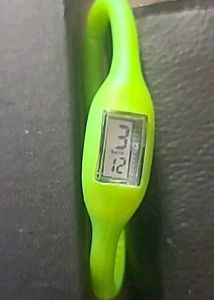 Silicon Jelly Digital LED Watch Band- Green
