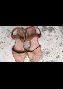 Girls Brown colour flip flop