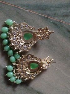 Beautiful Sky Blue Chandelier Earrings