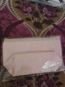 Cute Pink Pouch with Heart Finger