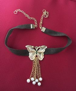 Golden Butterfly choker