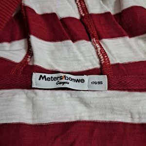Y2k Vintage 2000s Grungy Punk Striped Crop Hoodie