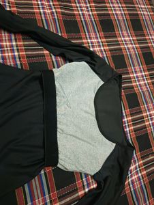 Full Sleeves Sports T-shirt With Bra Attached