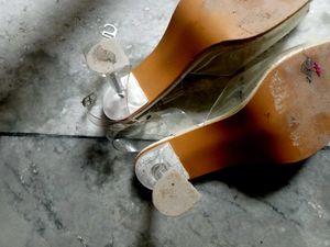 Sparkling Embellished Heeled Sandals