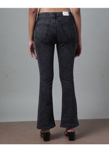 Flared Grey Wash Jeans