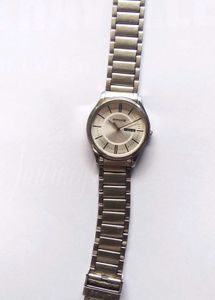 Sonata Day and Date Silver with BOX