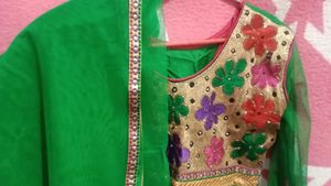 Beautiful Green Anarkali Gown