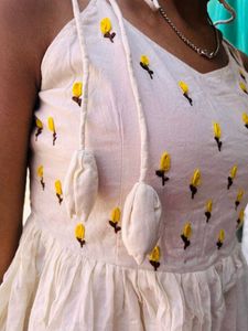 Boho Floral Print Cotton Tunic