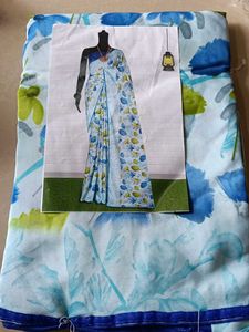 Floral Print Saree
