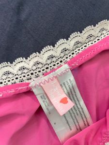 Pink Lace Trim panty