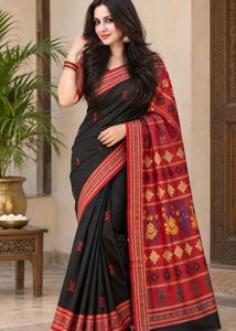 Bishnupriya Dolabedi style Khadi Silk Saree