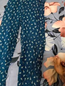 Chic Blue Printed Jumpsuit