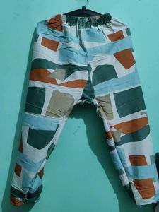 Abstract Print Tunic Top