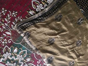 Embroidered Silk Blend Saree