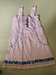 Cute Pink Patterned kurta