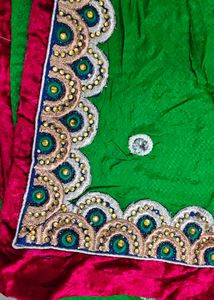 Stunning Green Saree