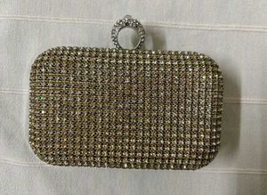 Sparkling Rhinestone Clutch Bag
