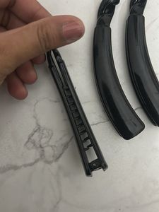 Set of 3 Black Banana Hair Clips