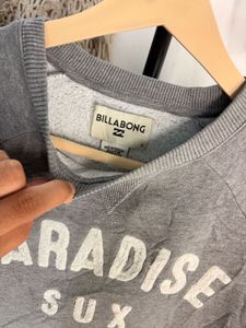 Grey Paradise Sux Crewneck Sweatshirt