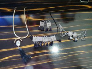 Oxidized Silver Indian Jewelry Set