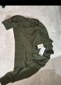 womens Olive Green Sweater