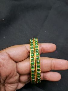 Beautiful Green 💚  Bangles Pair