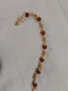 Artificial Gold Plated Rudraksha Bracelet
