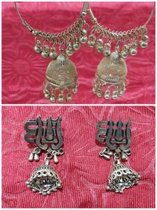 FREE DELIVERY 😍 Combo Of 2 Oxidized Earing😍
