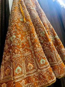 Luxury pure handwork Pakistani Bridal lehenga