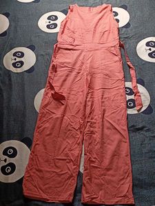 Coral Wide Leg Jumpsuit