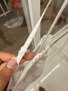 White Eyelet Lace Crop Top