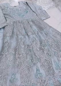 Exquisite Blue Embroidered Lehenga Choli