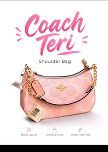 coach Pink teri shoulder bag