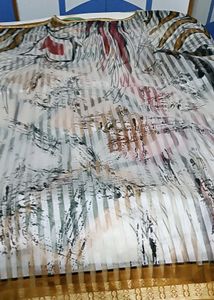 Abstract Print Saree