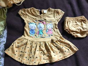 Cute Girls' Top with Animal Print