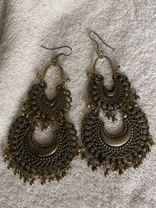 Boho Ethnic Jhumka Earrings