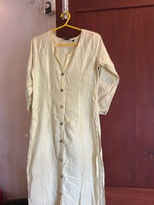 Green and Yellow Kurta Set