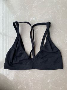 Aeropostale Live Love Dream Black Strappy Bralette