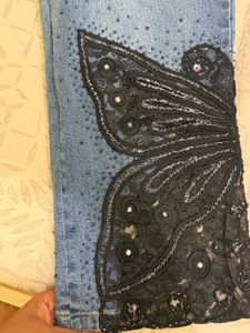 Embellished Flare Jeans