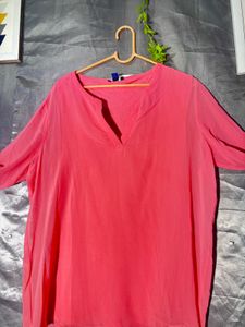 Tom TailorVibrant Pink Long Sleeve Top