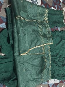 Emerald Green Embroidered Kurta