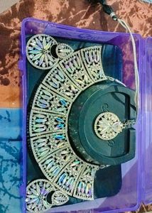Rainbow Diamond Chokar Set