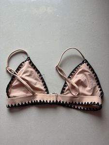 Cute Embroidery Bikini Top