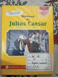 Workbook on Julius Caesar - ICSE