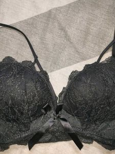 Elegant Black Lace Bra