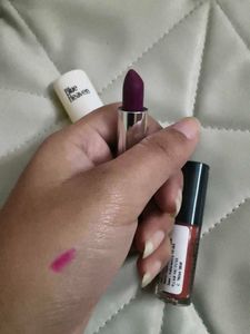 Blue Heaven &amp; Redmint Matte Lipsticks