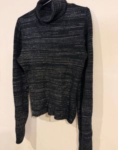Sparkly Turtleneck winter Top